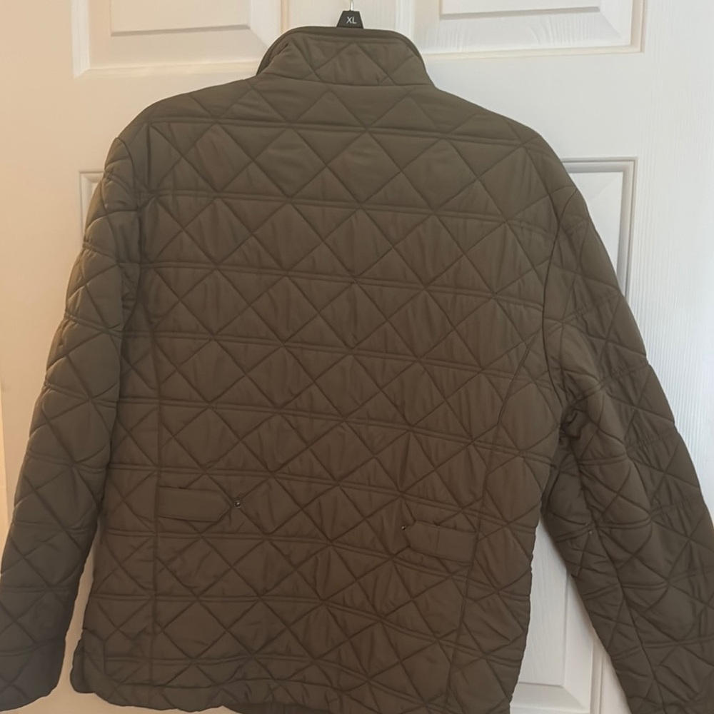 Duck Head Men's Olive Quilted Jacket - Picture 2 of 2